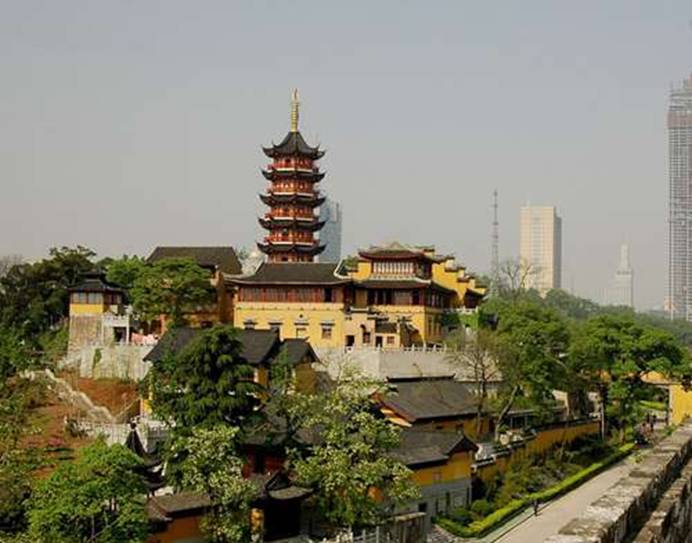 金陵四十八景39 鸡笼云树 鸡鸣寺